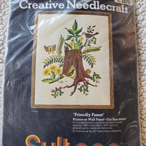 Sultan Creative Needlecraft Kit No 1272 - "Friendly Forest" - Picture 2 of 4